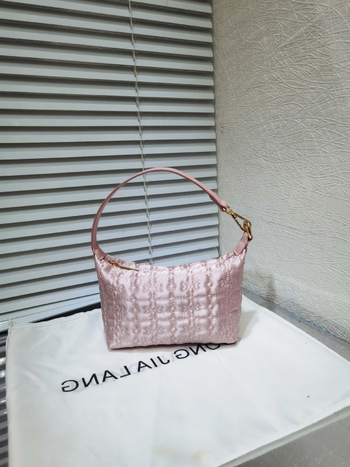 Satenska tote torba u korejskom stilu s ID džepom, zatvaranje na zip, poliester podstava, horizontalni kvadratni oblik, zimsko izdanje 2024