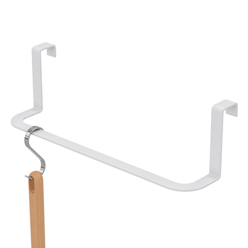 Držač ručnika za kuhinjska vrata ormarića, bez bušenja, od karbonskog čelika, jednostavan i moderan stil, 1 sloj skladištenja