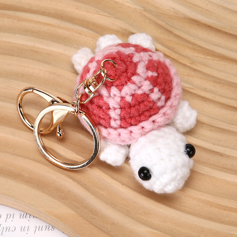 Ključevnik od vune, kukičano, oblik: ključnik, uzorak: kornjača