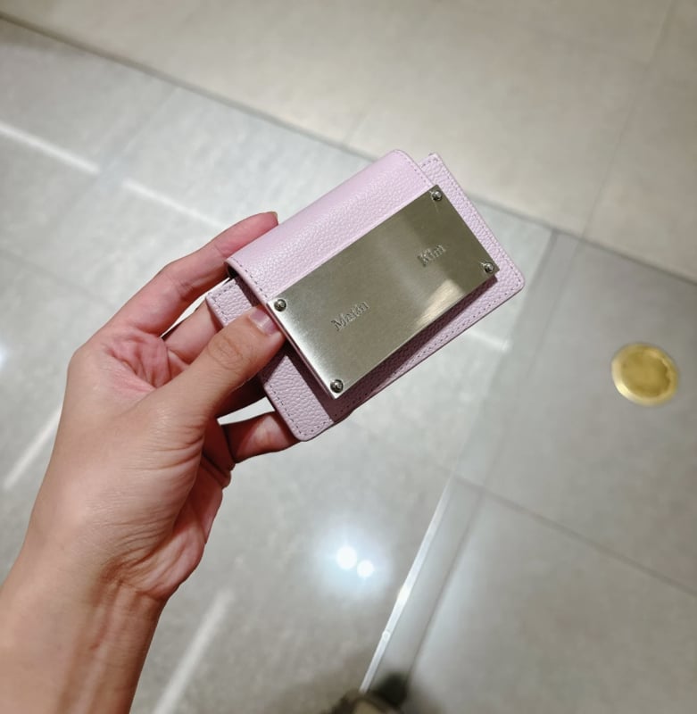 Matinkim Clutch pentru Carduri – Piele Naturală, Piele de Primul Strat, Culoare Solidă, Unisex, Primăvara 2025