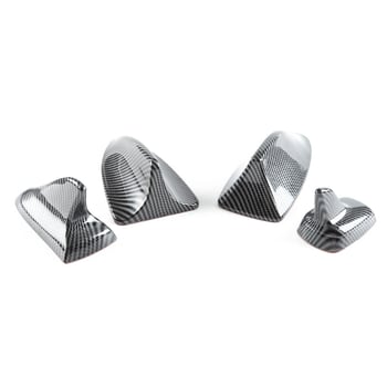 Antena radio auto cu textură de carbon, design în formă de fin de rechin, montaj cu pastă, compatibilitate universală