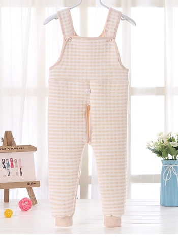 Βρεφικά παντελόνια πιτζάμα με quilted επένδυση φλίς, με άνοιγμα ανάμεσα στα πόδια, υψηλή μέση, φθινοπωρινό-χειμερινό, τριών στρώσεων ζεστασιά, 89.5% βαμβάκι