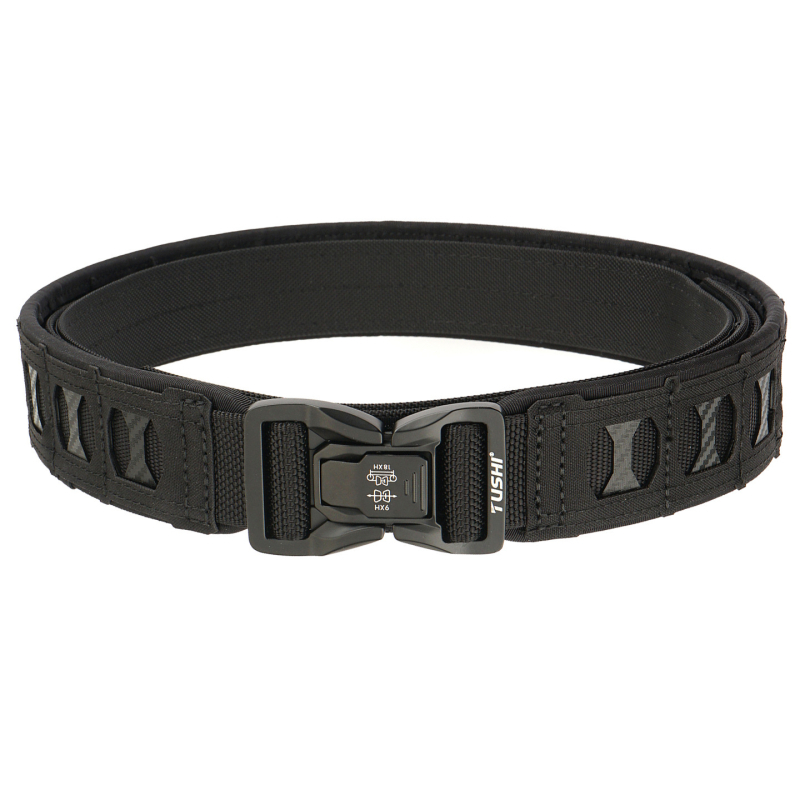 Curea tactică din nylon cu cataramă din aliaj, închidere cu cataramă, lățime groasă (>4 cm), finisaj placare electrolitică