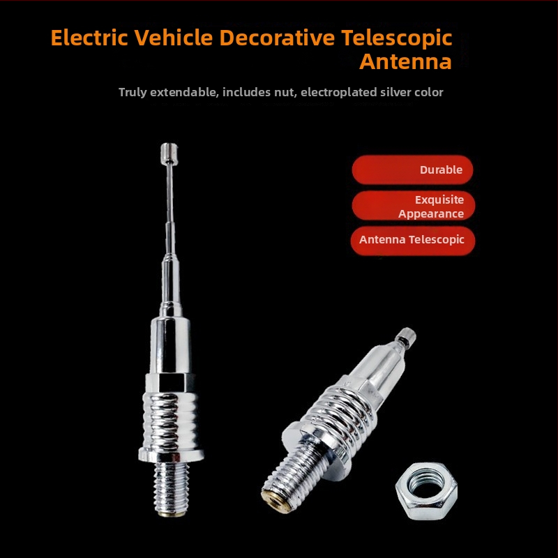 Elektriskā motocikla bagāžnieka dekoratīvs papildinājums: antenas modifikācija, izstiepjama karoga stabs, falcona motīvs; GB811-2022B; Visas sezonas; Pāriem; Materiāls: Cits; Zīmols: Cits