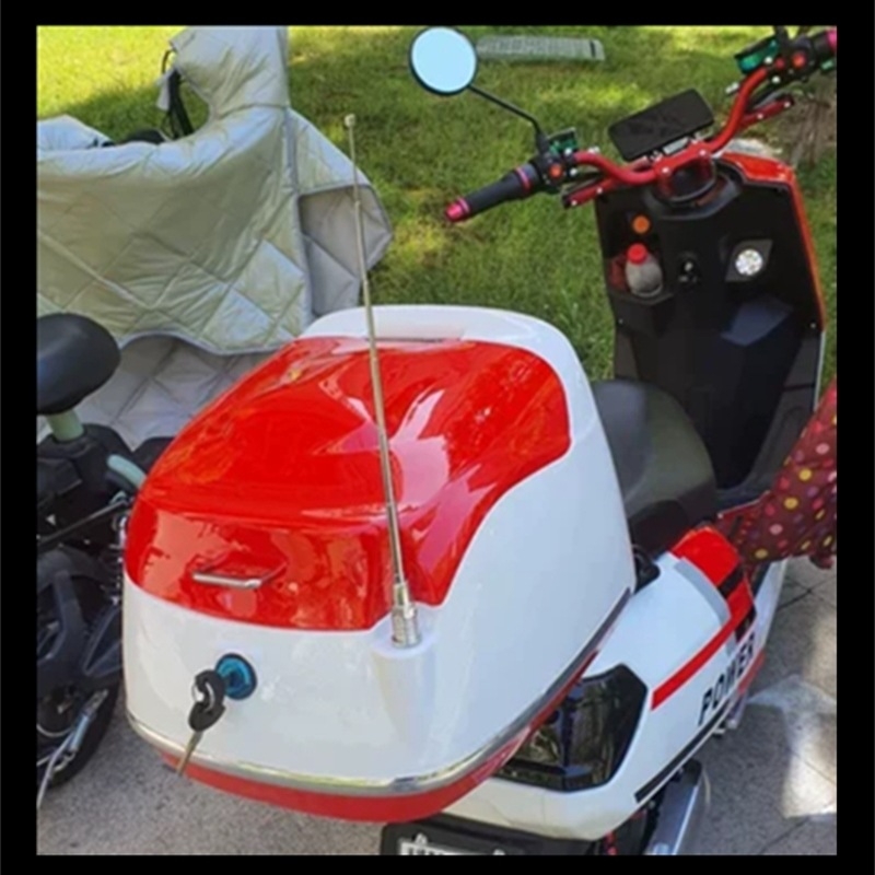 Elektriskā motocikla bagāžnieka dekoratīvs papildinājums: antenas modifikācija, izstiepjama karoga stabs, falcona motīvs; GB811-2022B; Visas sezonas; Pāriem; Materiāls: Cits; Zīmols: Cits