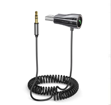 Toocki TBT01 auto AUX Bluetooth 5.0 prijemnik, zlatno obloženi kontakti, CE certifikat