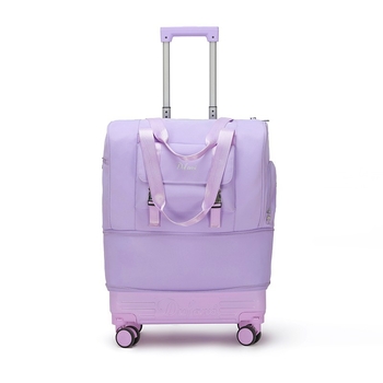 Αποσκευή με ρόδες - Πολυεστέρας, 56-75 Λίτρα, Αδιάβροχο, Επεκτάσιμο, Ταιριάζει σε φορητό υπολογιστή 15 ιντσών