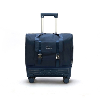 Αποσκευή με ρόδες - Πολυεστέρας, 56-75 Λίτρα, Αδιάβροχο, Επεκτάσιμο, Ταιριάζει σε φορητό υπολογιστή 15 ιντσών