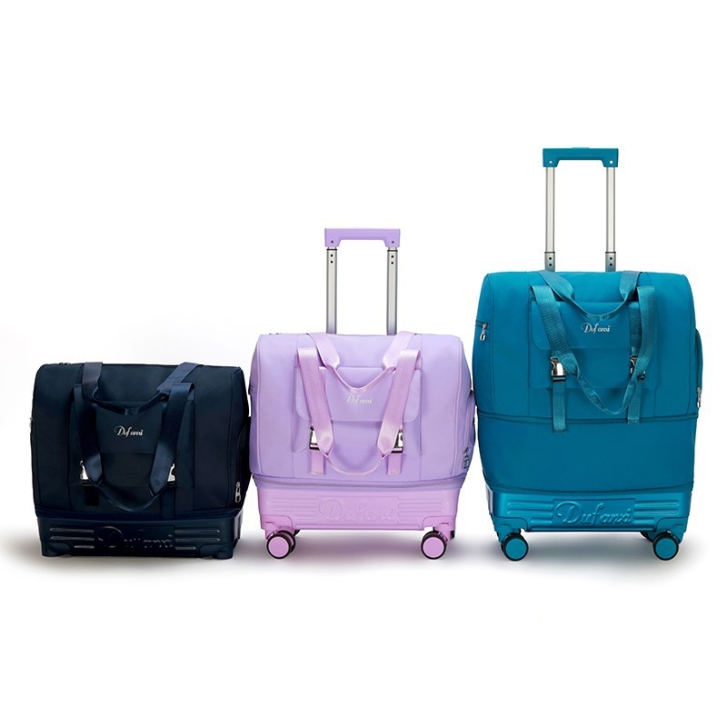 Αποσκευή με ρόδες - Πολυεστέρας, 56-75 Λίτρα, Αδιάβροχο, Επεκτάσιμο, Ταιριάζει σε φορητό υπολογιστή 15 ιντσών