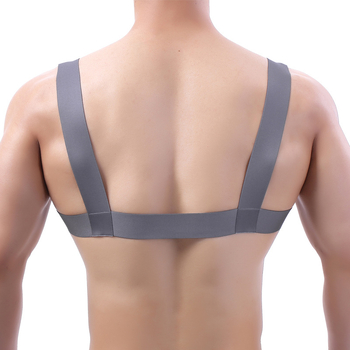 Férfi mellkasi szalag poliészterből — erős elasztikusság, nem állítható hosszúság, felnőtt férfiak számára, Van Kaz márka, testreszabás elérhető