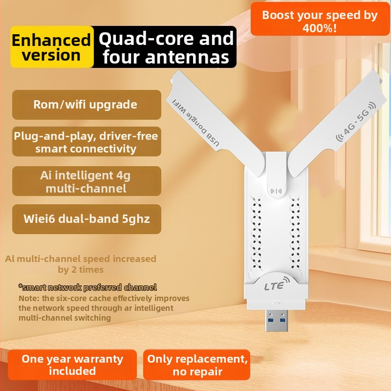 Zhilian Flying Wing Portatīvais Bezvadu Maršrutētājs – 150 Mbps, Divjoslu 2,4/5 GHz, 4G All-Netcom, 802.11n/g, Bez SIM kartes