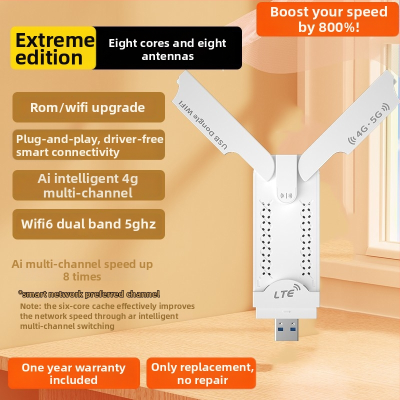 Zhilian Flying Wing Portatīvais Bezvadu Maršrutētājs – 150 Mbps, Divjoslu 2,4/5 GHz, 4G All-Netcom, 802.11n/g, Bez SIM kartes