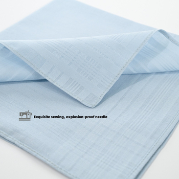 Nosinės servetėlė – 100% medvilnė, satino kraštas, 15 g; Prekės ženklas: Yan su xing; Logotipo atspaudas: leidžiamas