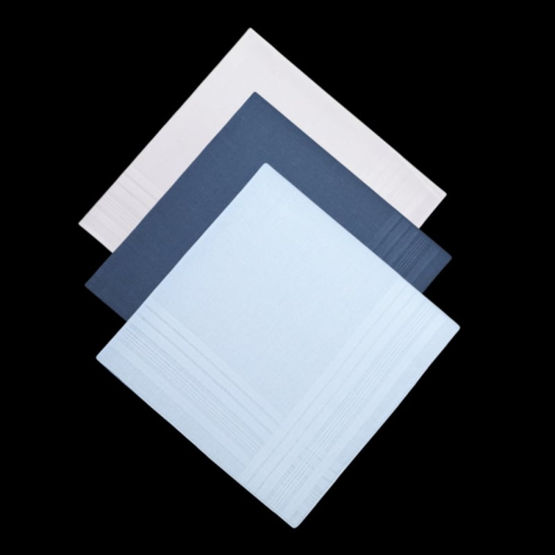 Nosinės servetėlė – 100% medvilnė, satino kraštas, 15 g; Prekės ženklas: Yan su xing; Logotipo atspaudas: leidžiamas