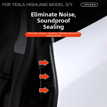 YZ triukšmo izoliacijos tarpas B stulpeliui, suderinamas su Tesla