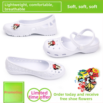 Pantofi EVA pentru asistenți medicali, încălțăminte casual ușoară cu partea superioară EVA și talpă EVA, talpă vulcanizată, vârf rotund