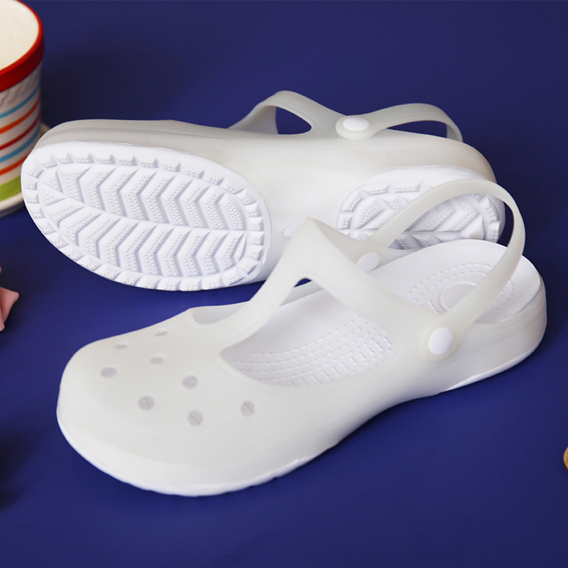 Pantofi EVA pentru asistenți medicali, încălțăminte casual ușoară cu partea superioară EVA și talpă EVA, talpă vulcanizată, vârf rotund