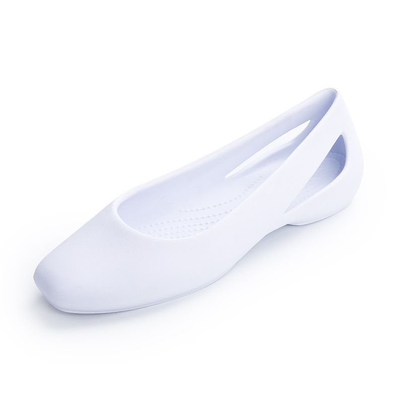 Pantofi EVA pentru asistenți medicali, încălțăminte casual ușoară cu partea superioară EVA și talpă EVA, talpă vulcanizată, vârf rotund