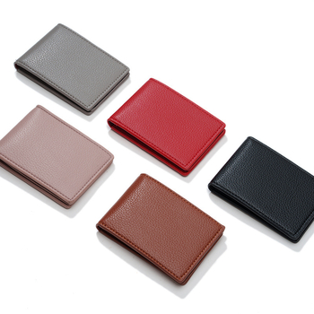 PU puha bőr vezetői jogosítvány tartó, vízálló, uniszex igazolvány pénztárca több kártya rekesszel, kettő az egyben