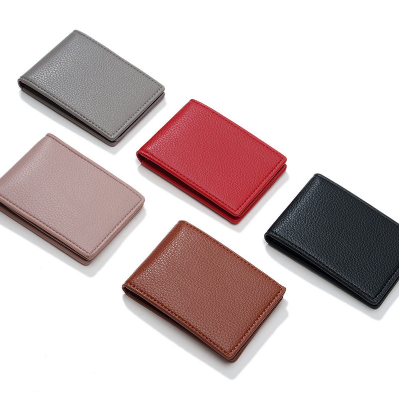 PU puha bőr vezetői jogosítvány tartó, vízálló, uniszex igazolvány pénztárca több kártya rekesszel, kettő az egyben