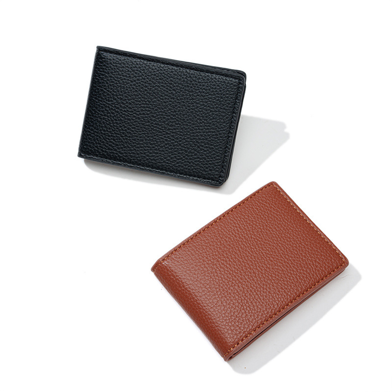 PU puha bőr vezetői jogosítvány tartó, vízálló, uniszex igazolvány pénztárca több kártya rekesszel, kettő az egyben