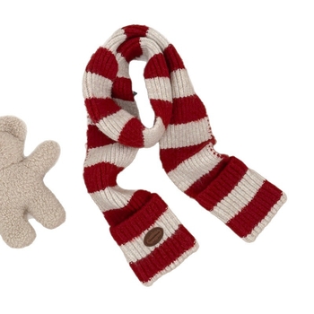 Ženski šal s džepom, vunena smjesa, ravno tkanje, zadržava toplinu, zima, svjež i sladak stil inspiriran korejskom modom