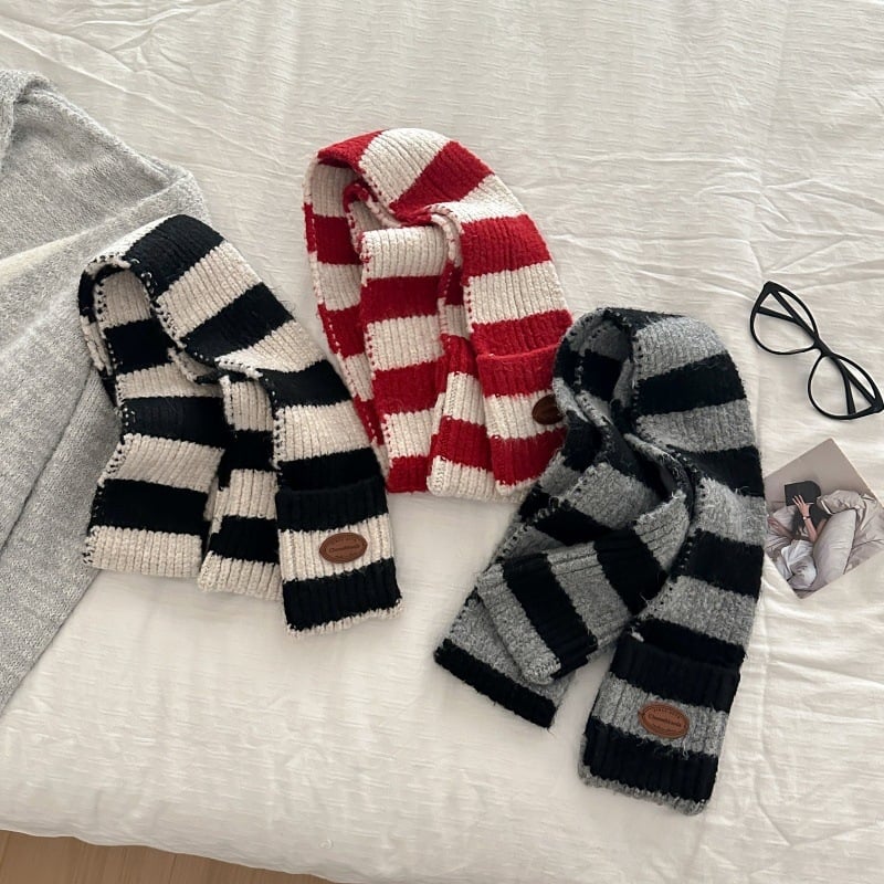 Ženski šal s džepom, vunena smjesa, ravno tkanje, zadržava toplinu, zima, svjež i sladak stil inspiriran korejskom modom