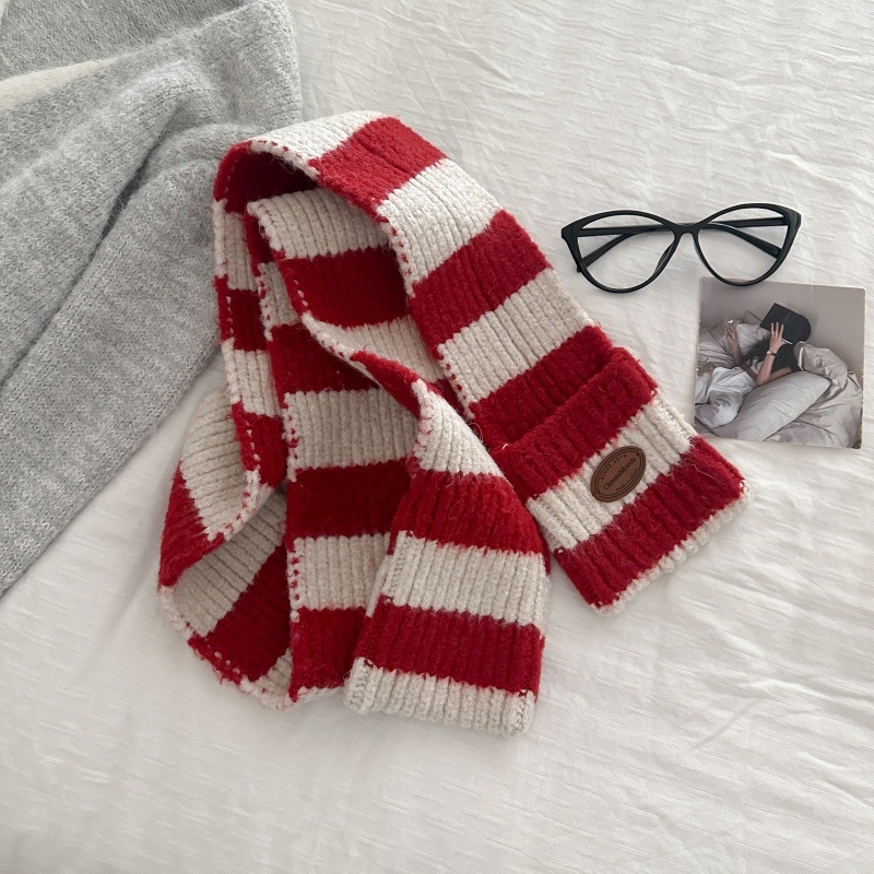 Ženski šal s džepom, vunena smjesa, ravno tkanje, zadržava toplinu, zima, svjež i sladak stil inspiriran korejskom modom