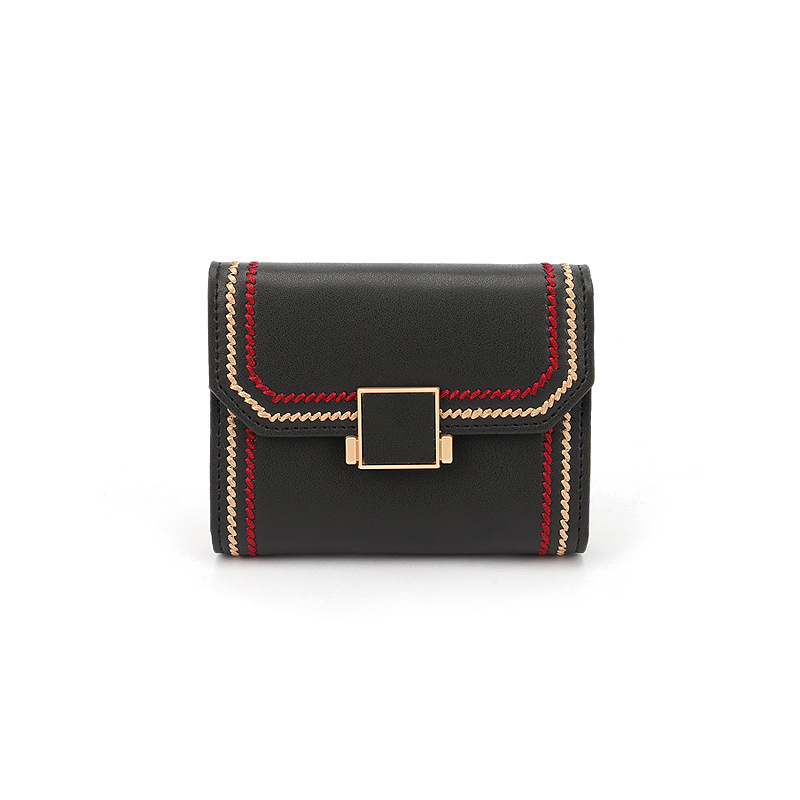 Kožni držač kartica, 1-preklop dizajn, model 5158, branda Zhenni Poetry, gradski stil