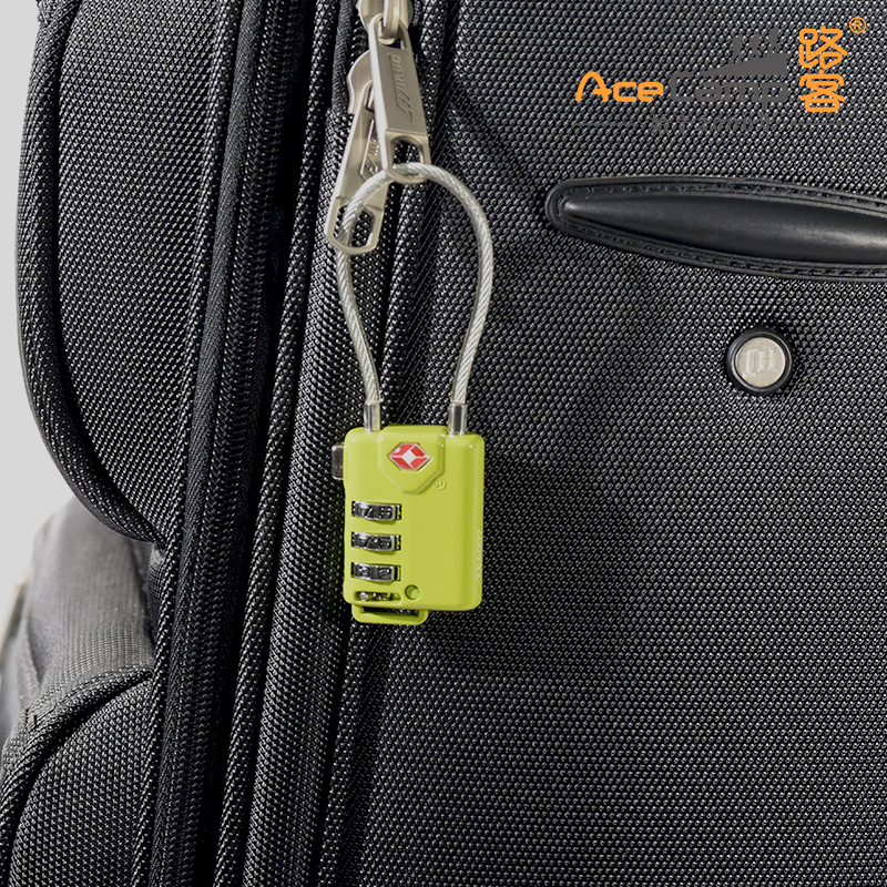 Lacăt pentru bagaje Munkees cu parolă TSA, Lacăt mic, Model 985, Stil universal, Număr produs F96J7T885M9SS9