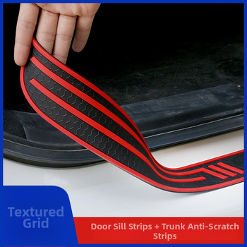 XGD zaštitna traka za prag automobila, PVC mekano ljepilo, dimenzije 525×45 mm i 385×45 mm, Model Opće namjene