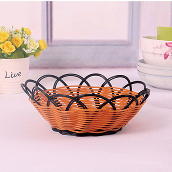 Platou din plastic pentru fructe și coș de depozitare pentru gustări – stil simplu, marca Yusiya, lansat în primăvara 2014