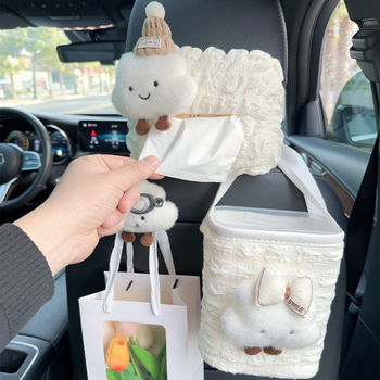 Κάλυμμα χαρτοπετσέτας αυτοκινήτου - κρεμάμενο από την πλάτη του καθίσματος, πολυλειτουργικός φλανελενικός κάτοχος, Shuai Hao