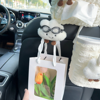 Κάλυμμα χαρτοπετσέτας αυτοκινήτου - κρεμάμενο από την πλάτη του καθίσματος, πολυλειτουργικός φλανελενικός κάτοχος, Shuai Hao