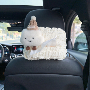 Κάλυμμα χαρτοπετσέτας αυτοκινήτου - κρεμάμενο από την πλάτη του καθίσματος, πολυλειτουργικός φλανελενικός κάτοχος, Shuai Hao