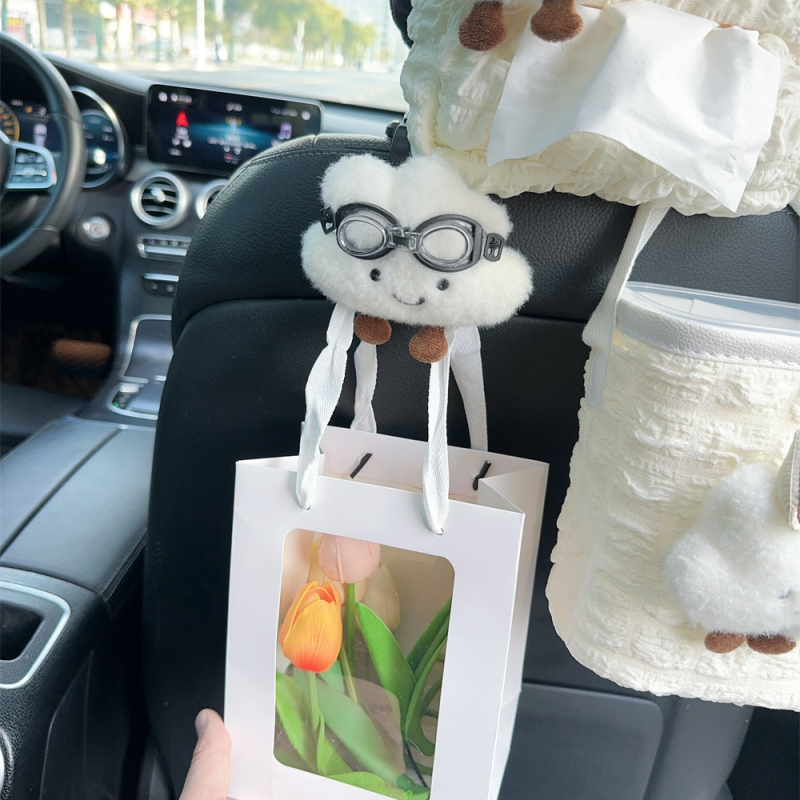 Κάλυμμα χαρτοπετσέτας αυτοκινήτου - κρεμάμενο από την πλάτη του καθίσματος, πολυλειτουργικός φλανελενικός κάτοχος, Shuai Hao