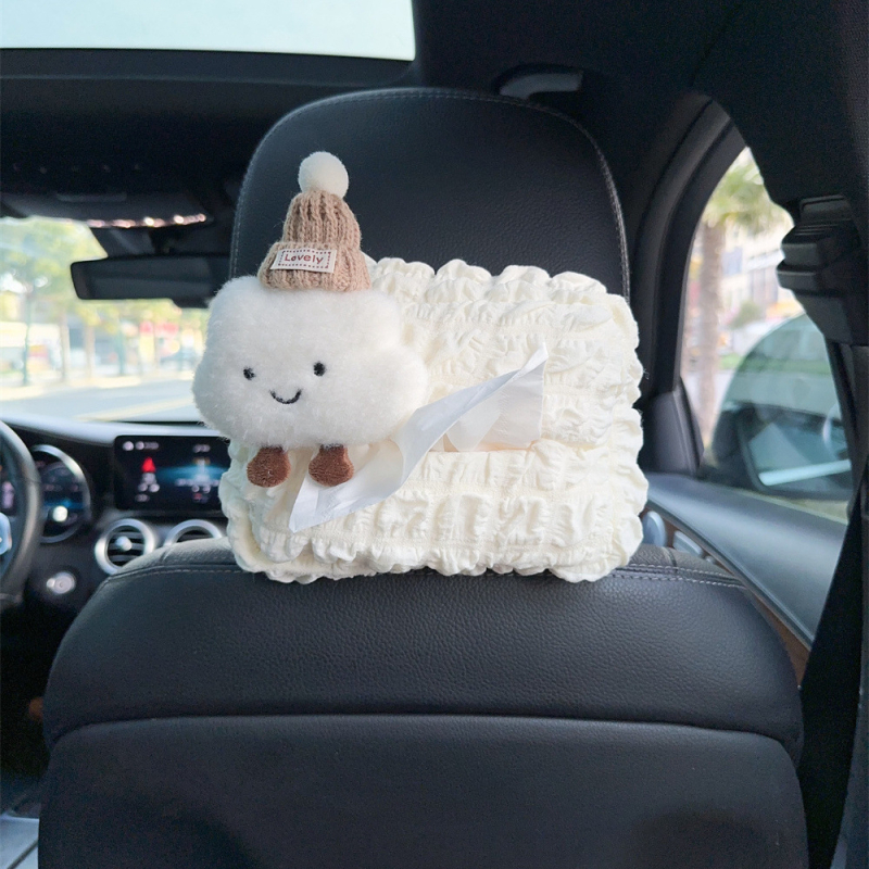 Κάλυμμα χαρτοπετσέτας αυτοκινήτου - κρεμάμενο από την πλάτη του καθίσματος, πολυλειτουργικός φλανελενικός κάτοχος, Shuai Hao