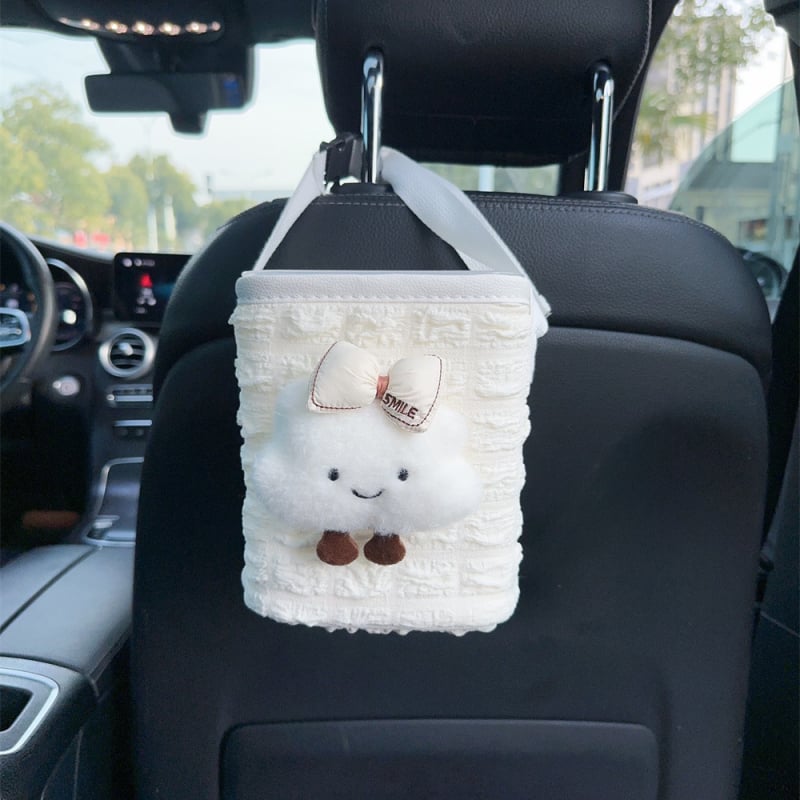 Κάλυμμα χαρτοπετσέτας αυτοκινήτου - κρεμάμενο από την πλάτη του καθίσματος, πολυλειτουργικός φλανελενικός κάτοχος, Shuai Hao