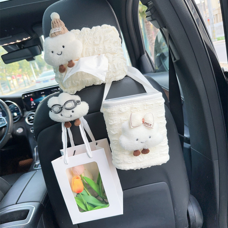 Κάλυμμα χαρτοπετσέτας αυτοκινήτου - κρεμάμενο από την πλάτη του καθίσματος, πολυλειτουργικός φλανελενικός κάτοχος, Shuai Hao