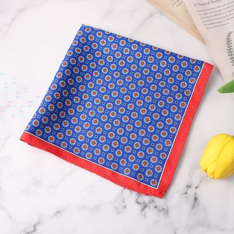 Kabatas šalle ar ziedu rakstu – poliester šķiedra, brīvā stila, drukāšana, 2024. gada pavasaris