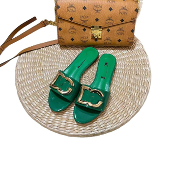 Női D-buckle lapos szandál, felsőrész műbőr, talp gumi, gyors száradás és lélegző, 2025 tavasz