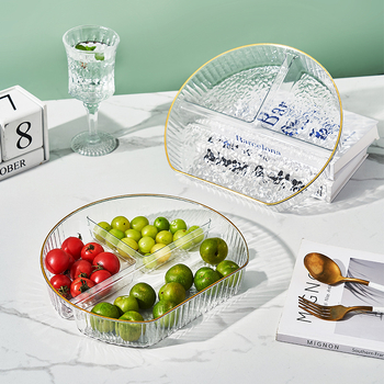 Farfurie din plastic pentru fructe Na Family, 2023, stil retro lux