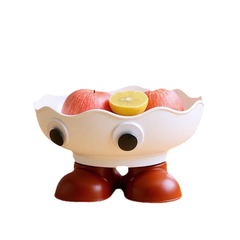 Platou pentru fructe, stil modern minimalist, suprafață gravată, material PET+ABS, lansat în 2025, calitate de primă clasă.