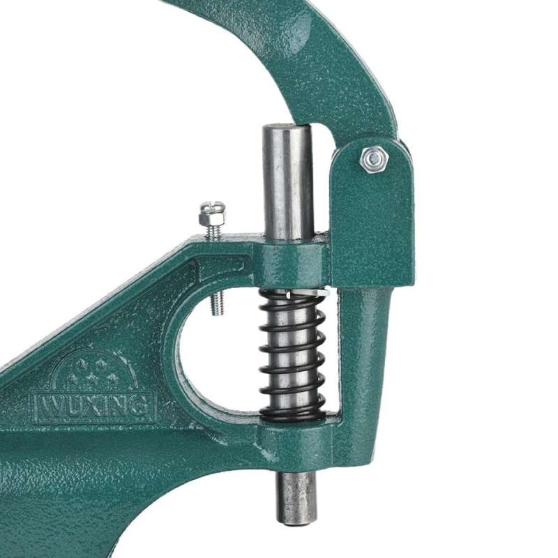 Mașină de presat manual din oțel pentru montarea nasturilor, cataramă cu cinci dinți, instrument și matriță de instalare pentru îmbrăcăminte și textile