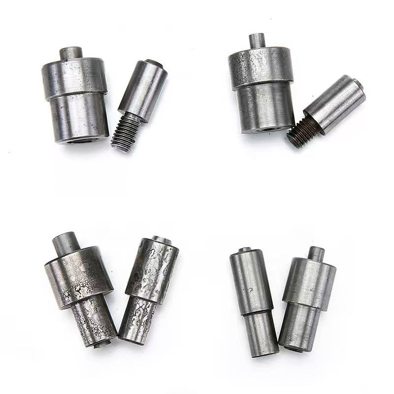 Mașină de presat manual din oțel pentru montarea nasturilor, cataramă cu cinci dinți, instrument și matriță de instalare pentru îmbrăcăminte și textile