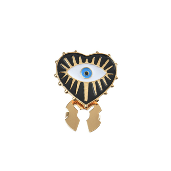 Mandzsettagombok ötvözetből, vintage stílus, gyémántcsiszolt kristály, kerek forma, kód 729-1