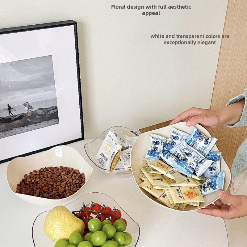 Ovocná tácka do obývačky – PET materiál, moderný minimalistický štýl, luxusný dizajn (Materiál: PET; Značka: Modesty; Kategória: ovocná miska; Uvedenie na trh: leto 2025)