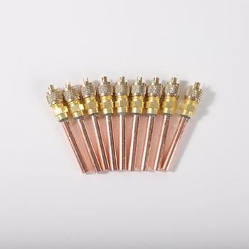 Valvă cu ac pentru duză fluorică, sudată, pentru aer condiționat și refrigerare, corp din cupru pur, rezistentă la presiune înaltă și temperaturi ridicate, etanșare fiabilă și sudură fără scurgeri, cuplaj intrare/ieșire gaze