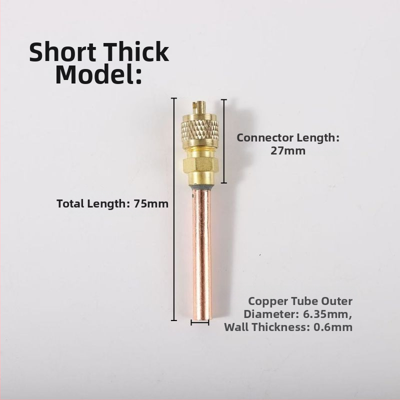 Lodēts fluorīdu vārsts ar adatu, paredzēts gaisa kondicionēšanai un dzesēšanai, tīrs vara korpuss, izturīgs pret augstu spiedienu un temperatūru, droša lodēšana bez noplūdēm, gāzes ievades/izvades savienojums