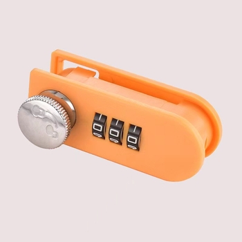 Încuietoare mecanică pentru sertare și dulapuri — încuietoare cu combinație, aliaj + plastic, deschidere tijă 23×68 mm, pentru uși și sertare de dulap, stil modern minimalist